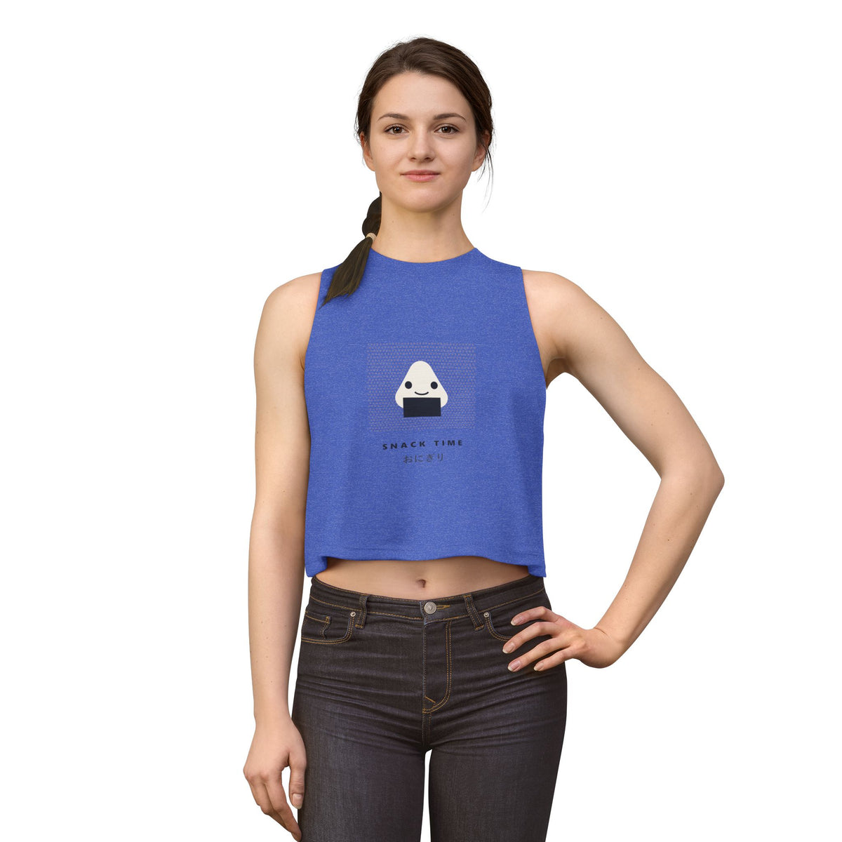 Snack Time Crop Top - original anime design, view 14