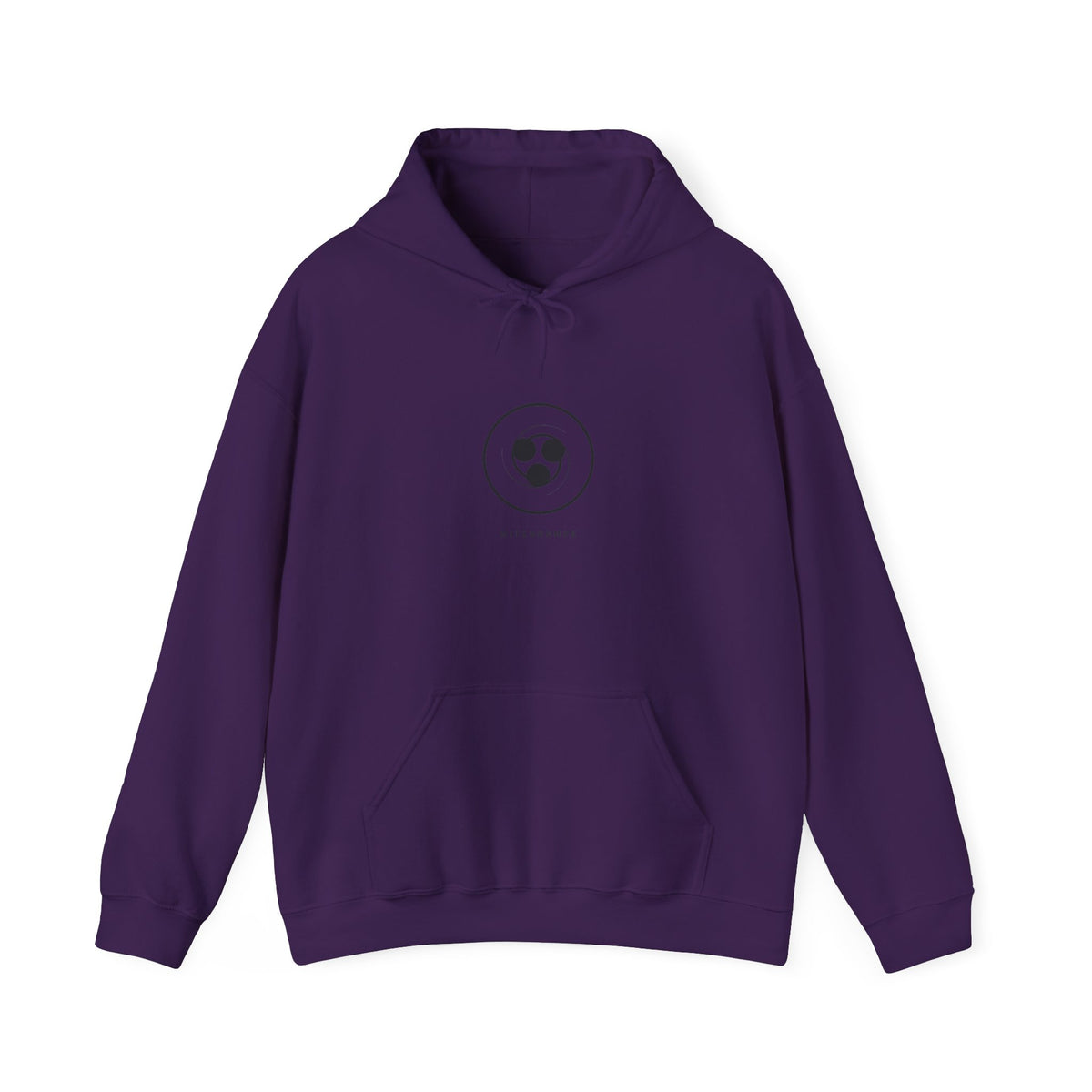 Mitsudomoe Hoodie in Purple
