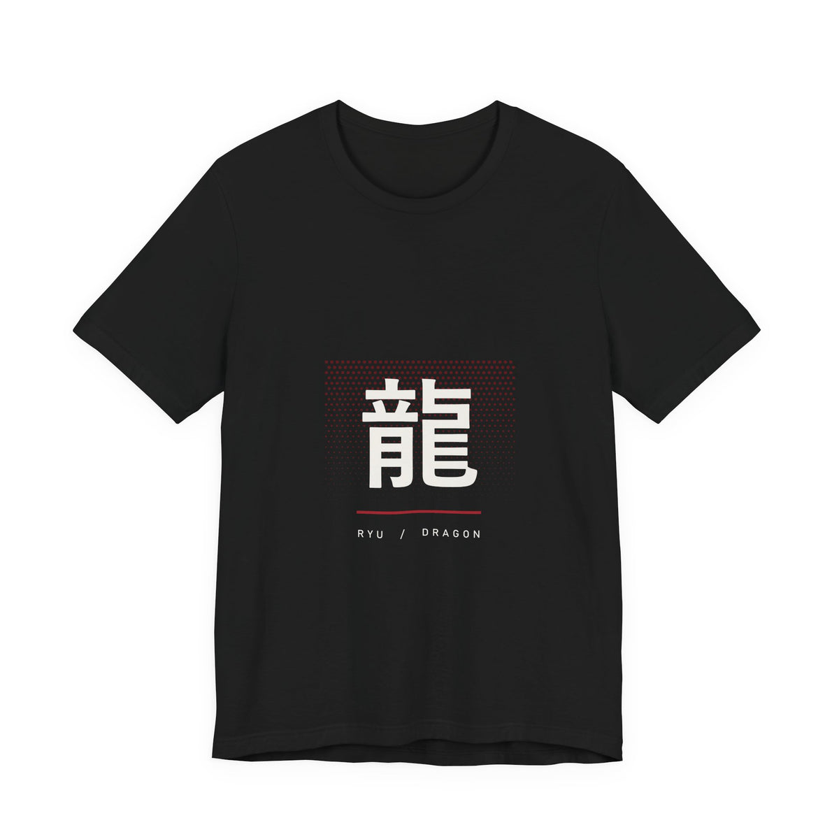 Ryu Dragon T-Shirt in Black