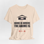 Home Is Where The Anime Is T-Shirt - original anime design, view 10