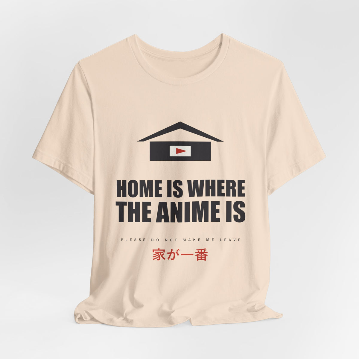 Home Is Where The Anime Is T-Shirt - original anime design, view 10