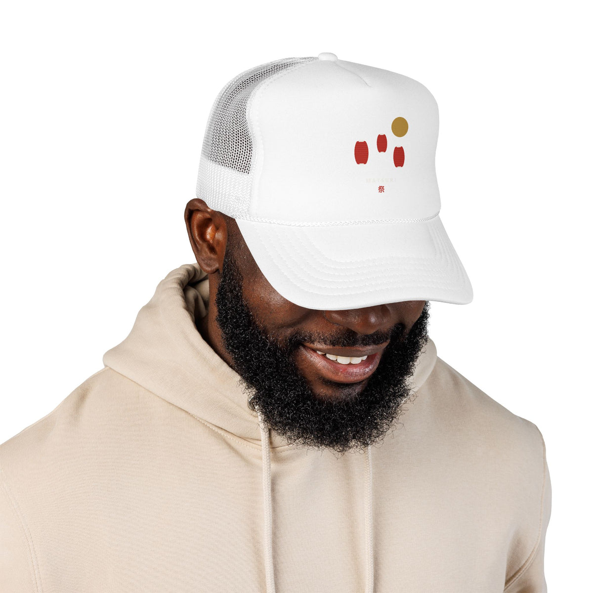 Matsuri Lanterns Trucker Cap - original anime design, view 35