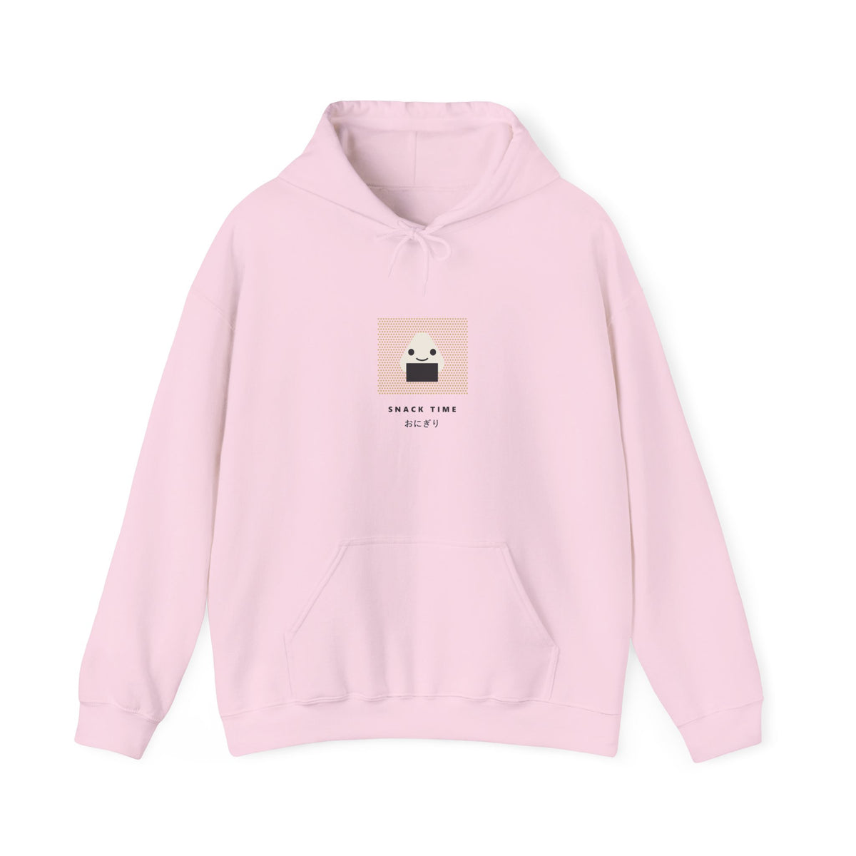 Snack Time Hoodie in Light Pink