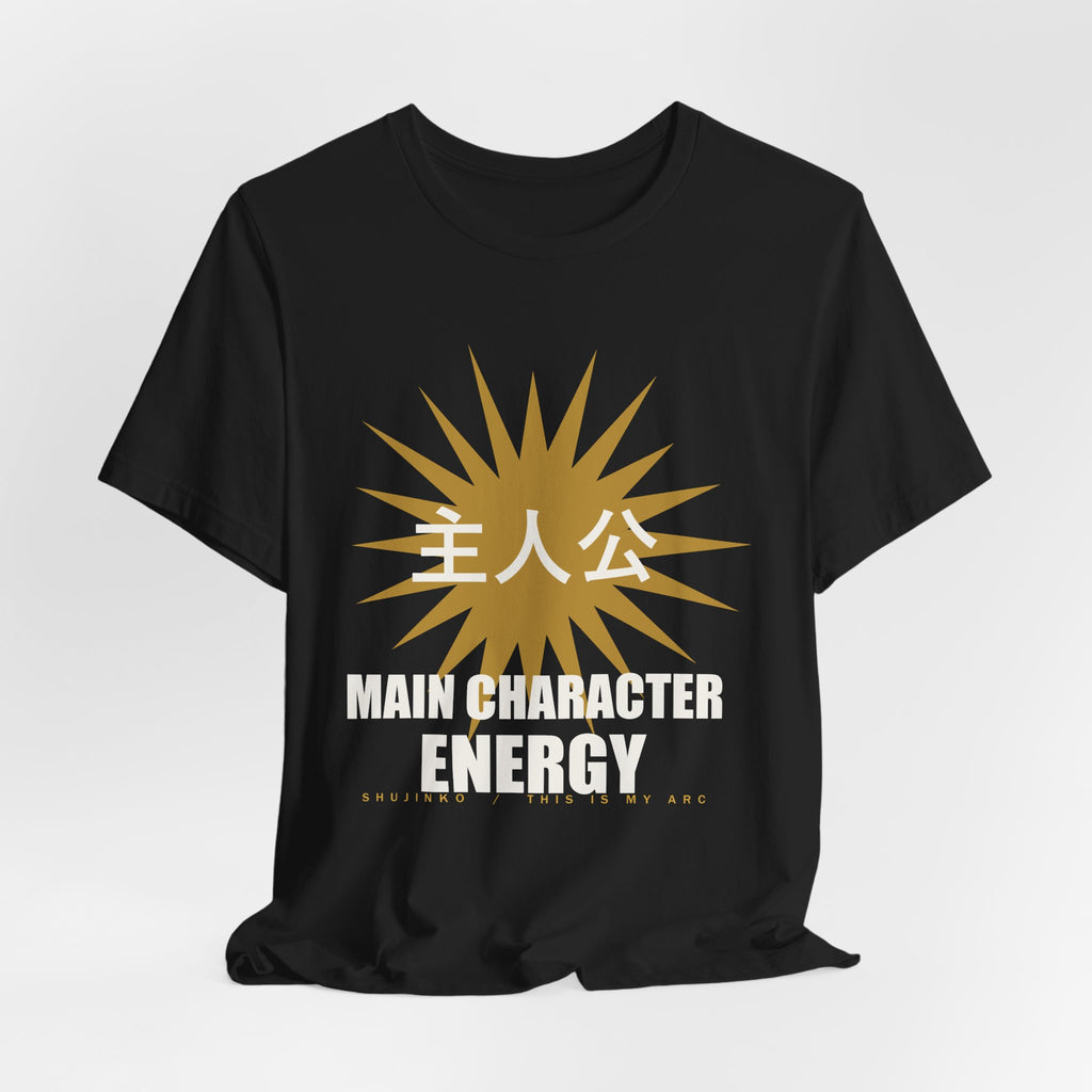 Main Character Energy Anime T-Shirt - original anime design, view 7