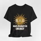 Main Character Energy Anime T-Shirt - original anime design, view 7