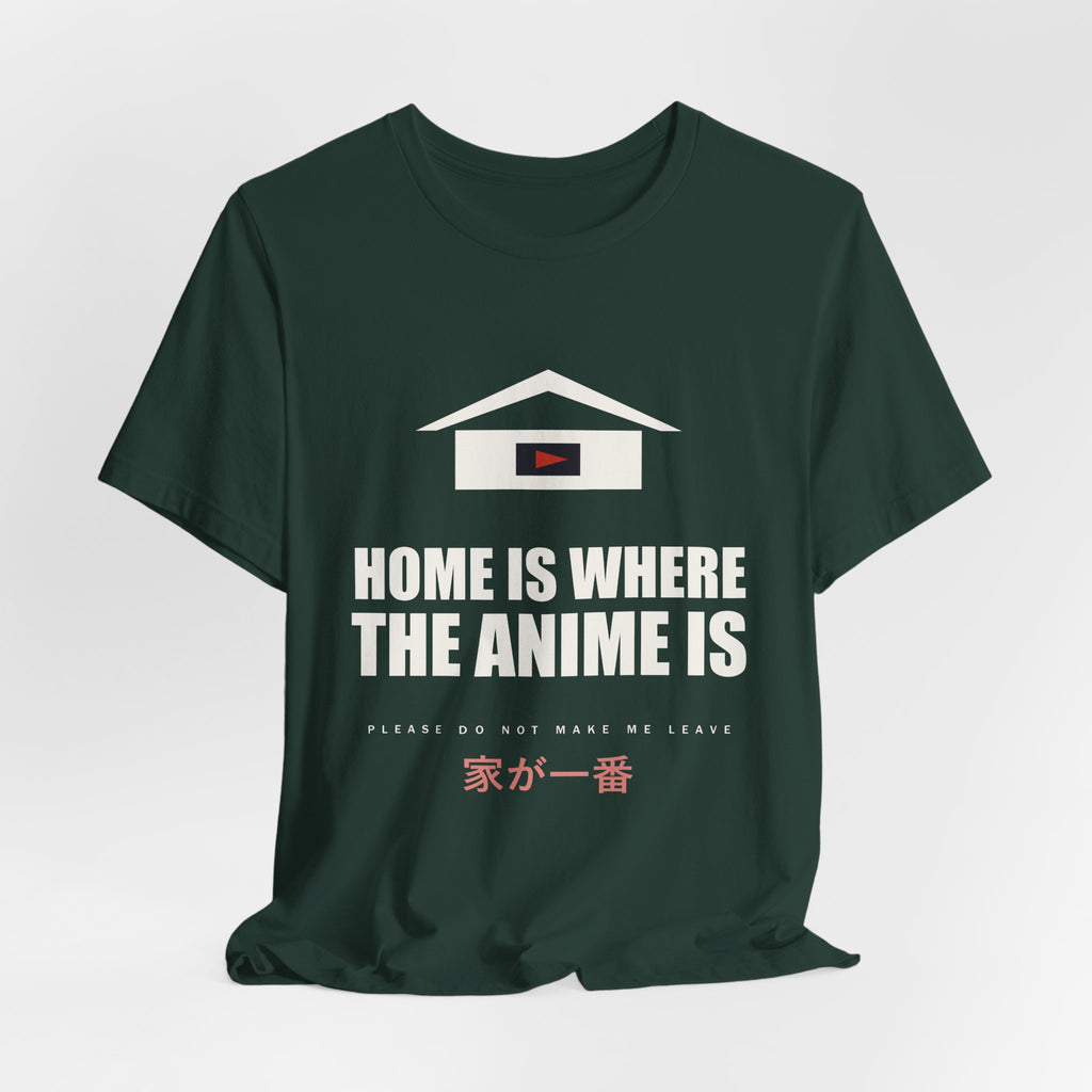 Home Is Where The Anime Is T-Shirt - original anime design, view 13
