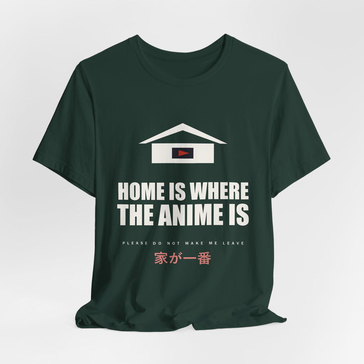 Home Is Where The Anime Is T-Shirt - original anime design, view 13