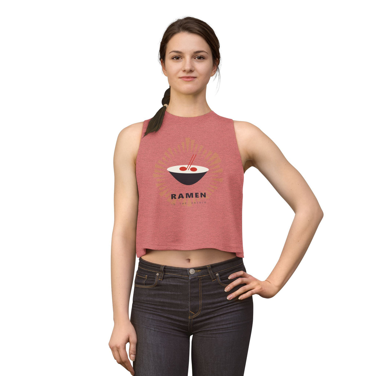 Ramen Is The Answer Crop Top - original anime design, view 5