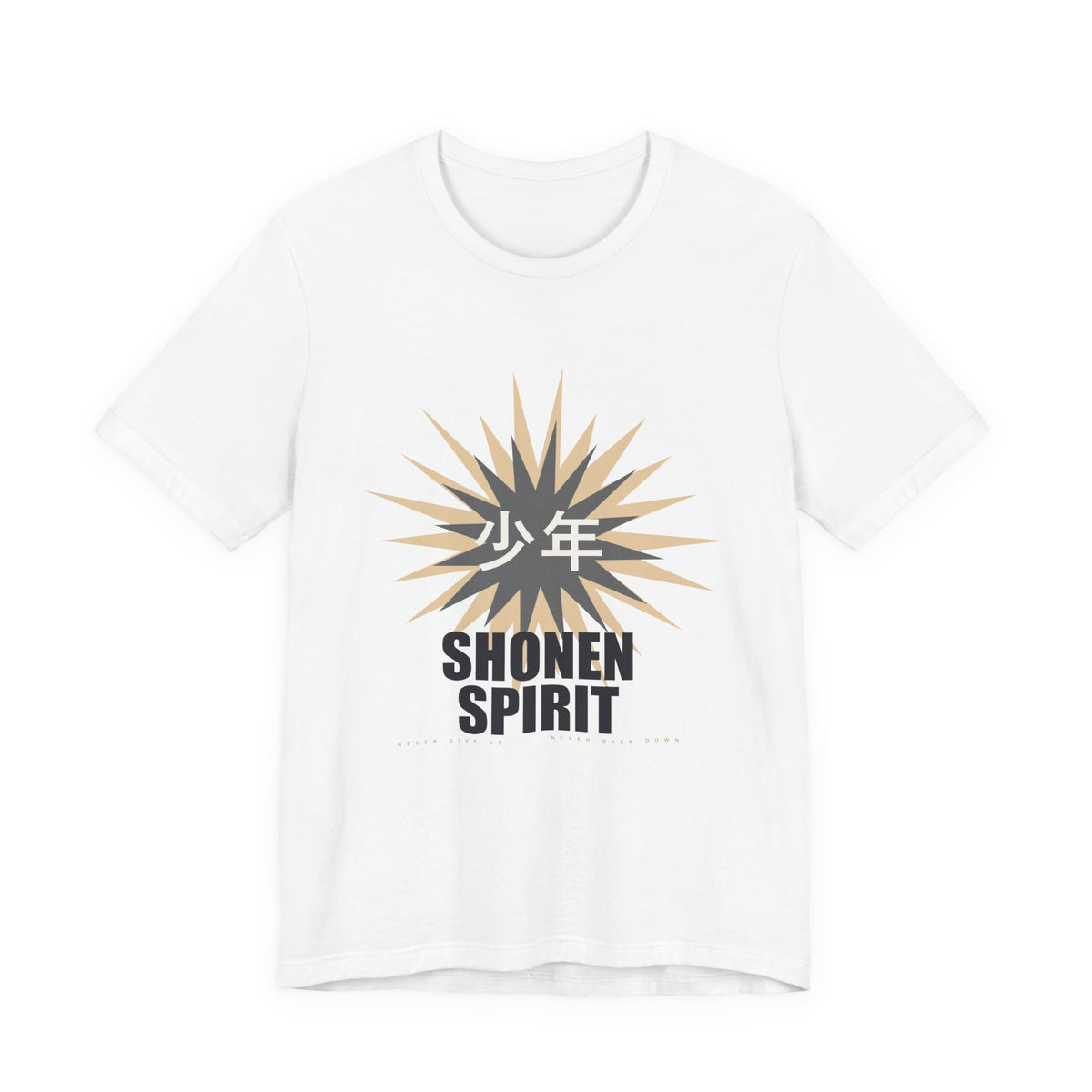 Shonen Spirit Anime T-Shirt in White