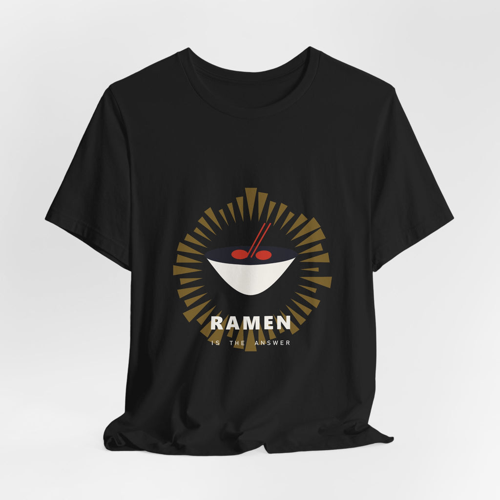 Ramen Is The Answer T-Shirt - original anime design, view 3