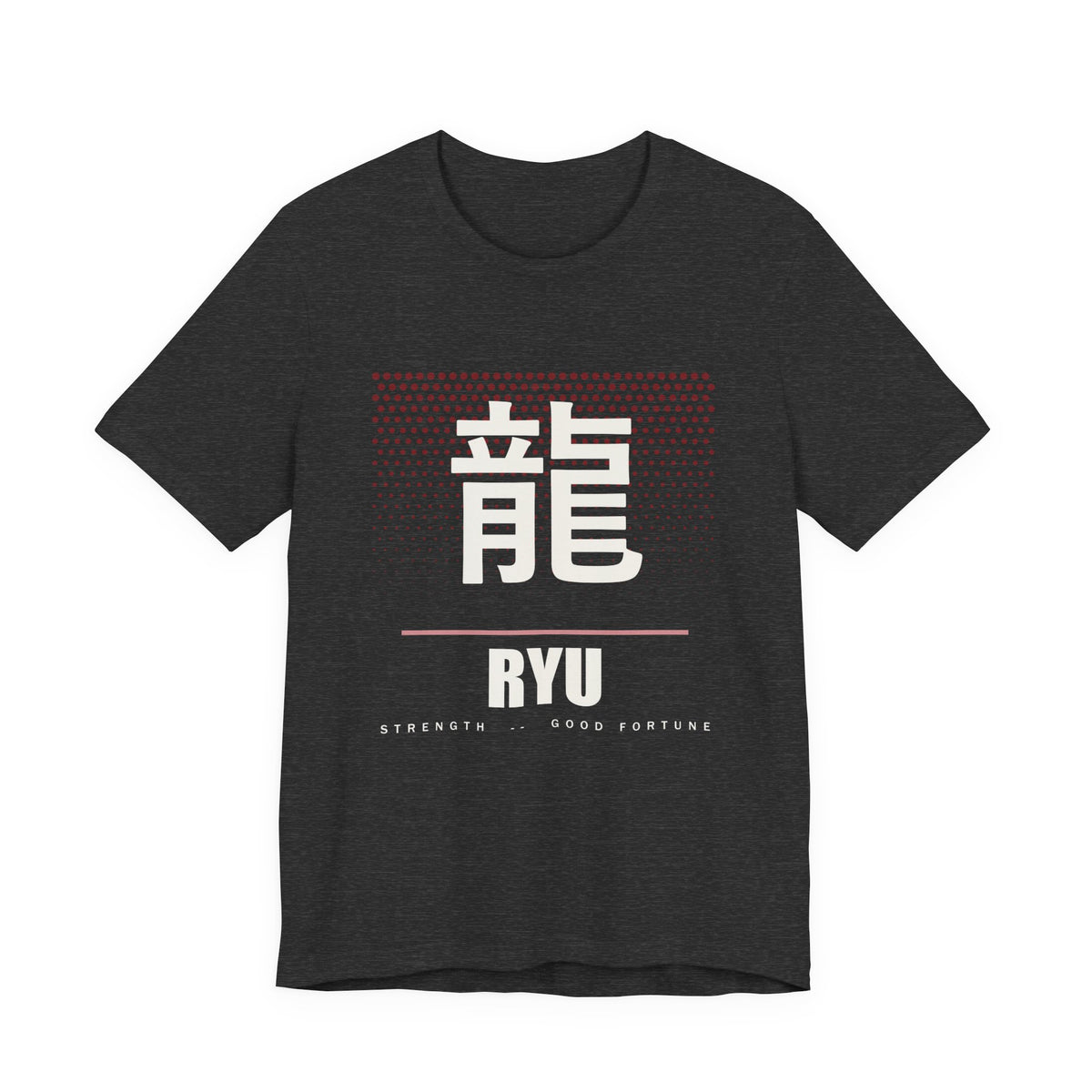 Ryu Anime T-Shirt in Dark Grey Heather