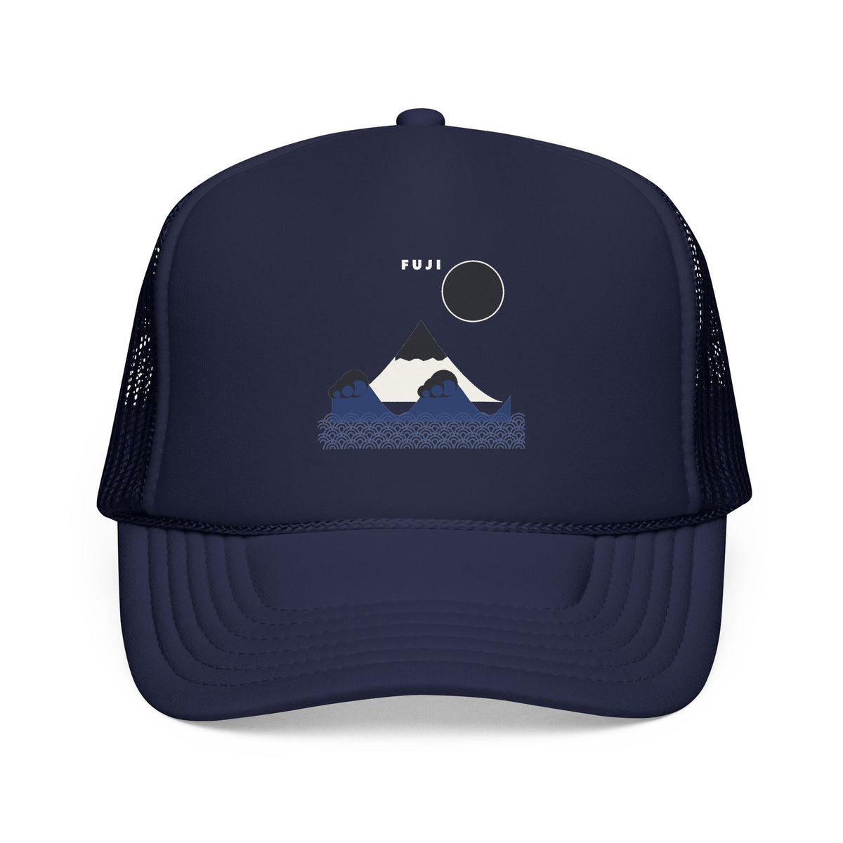 Fuji & Wave Trucker Cap in Dark Navy
