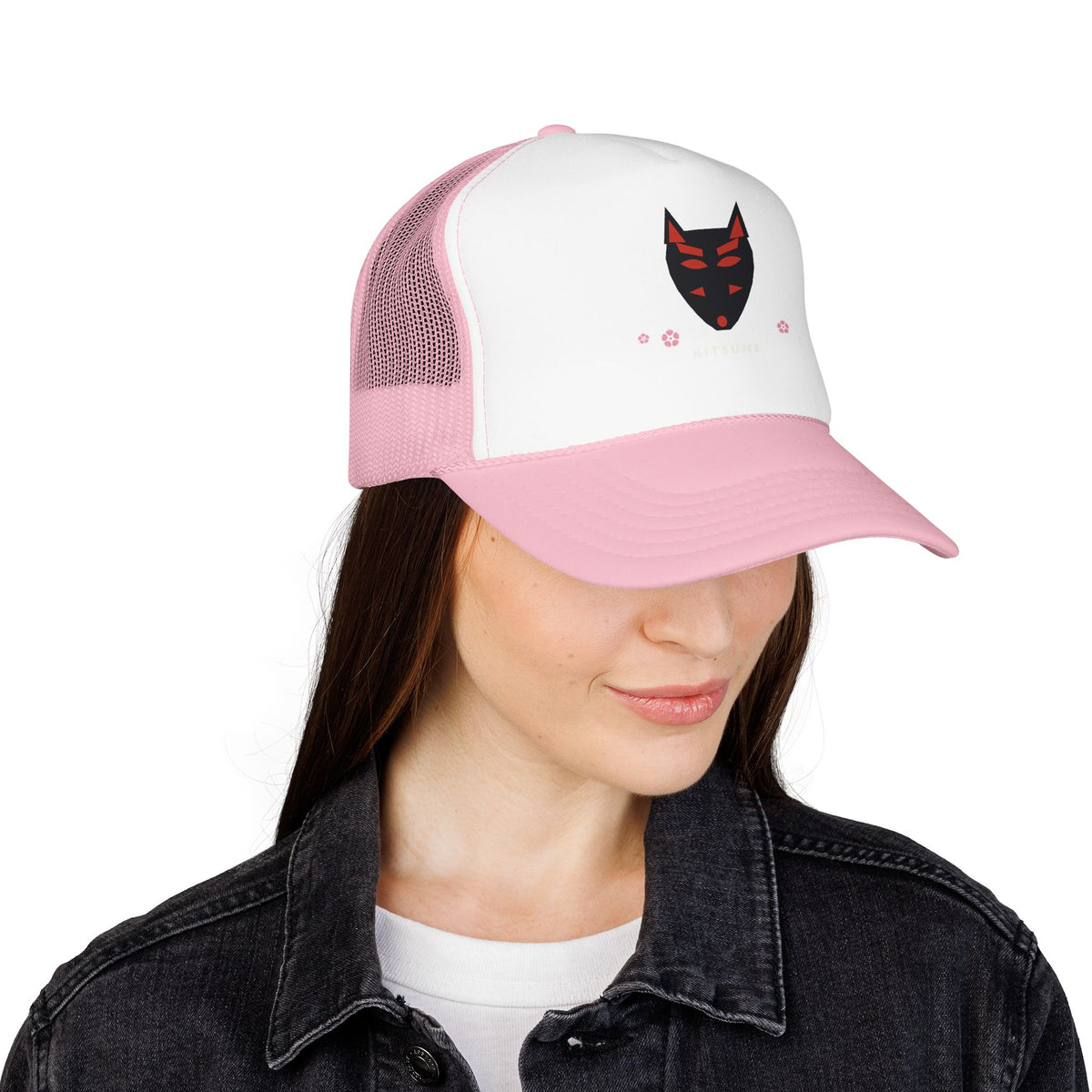 Kitsune Mask Trucker Cap - original anime design, view 24