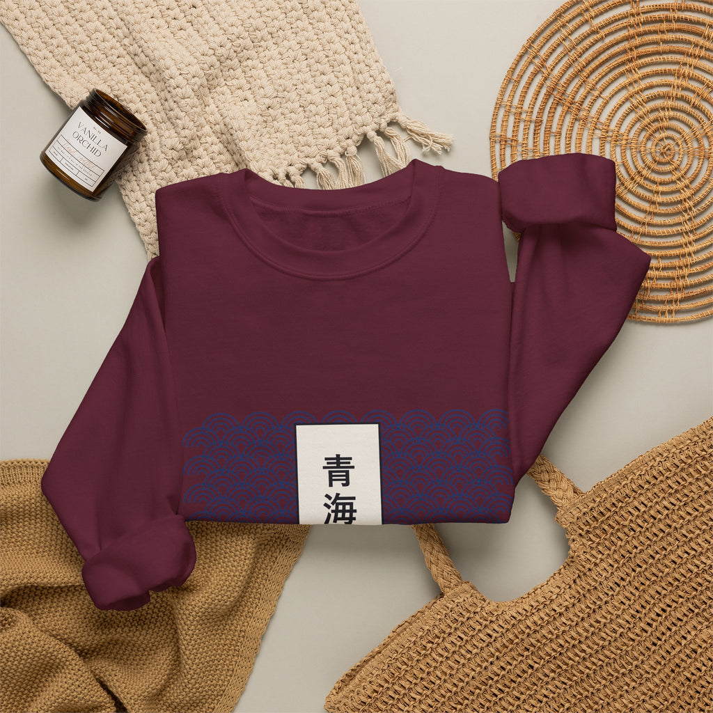 Seigaiha Sweatshirt - original anime design, view 24