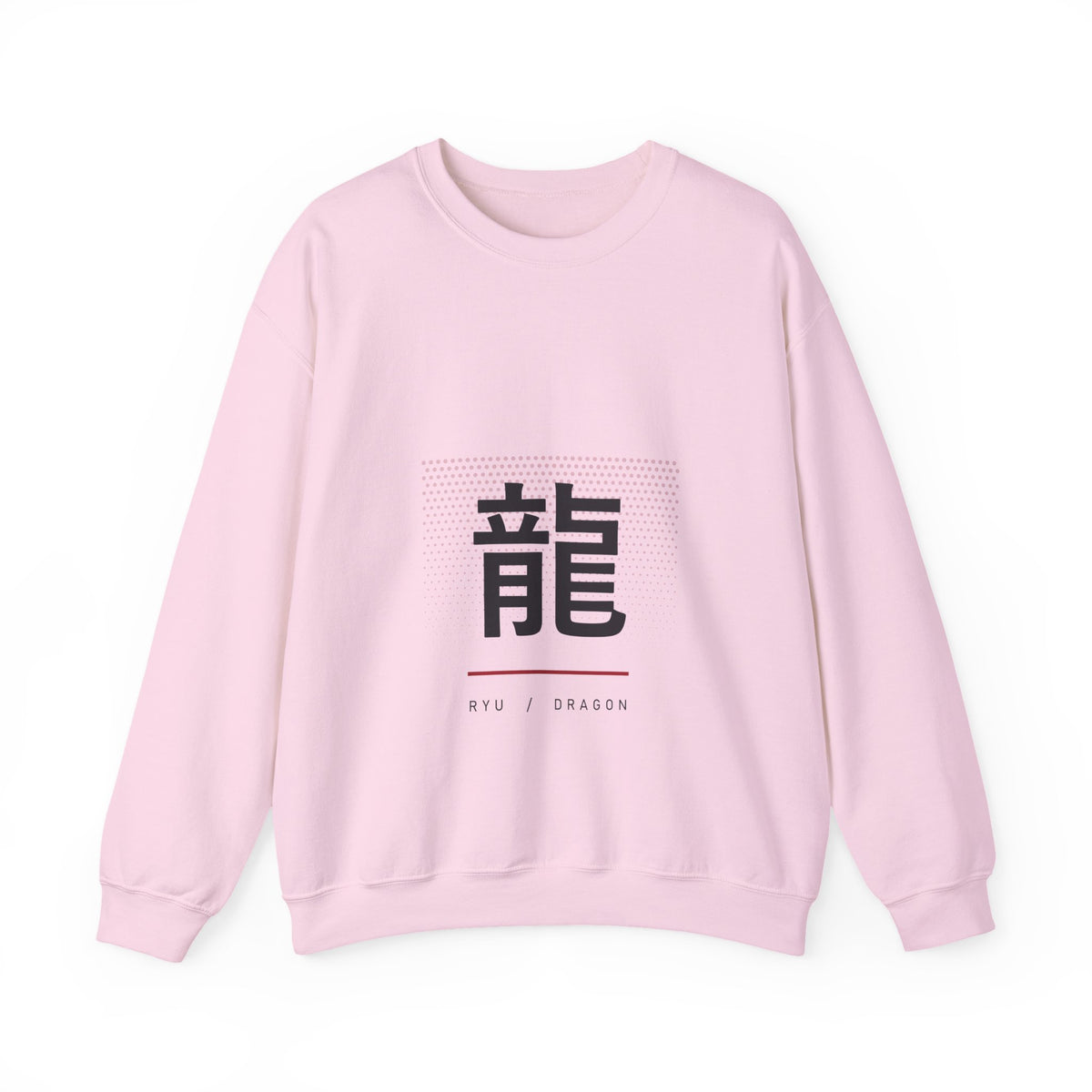 Ryu Dragon Sweatshirt in Light Pink