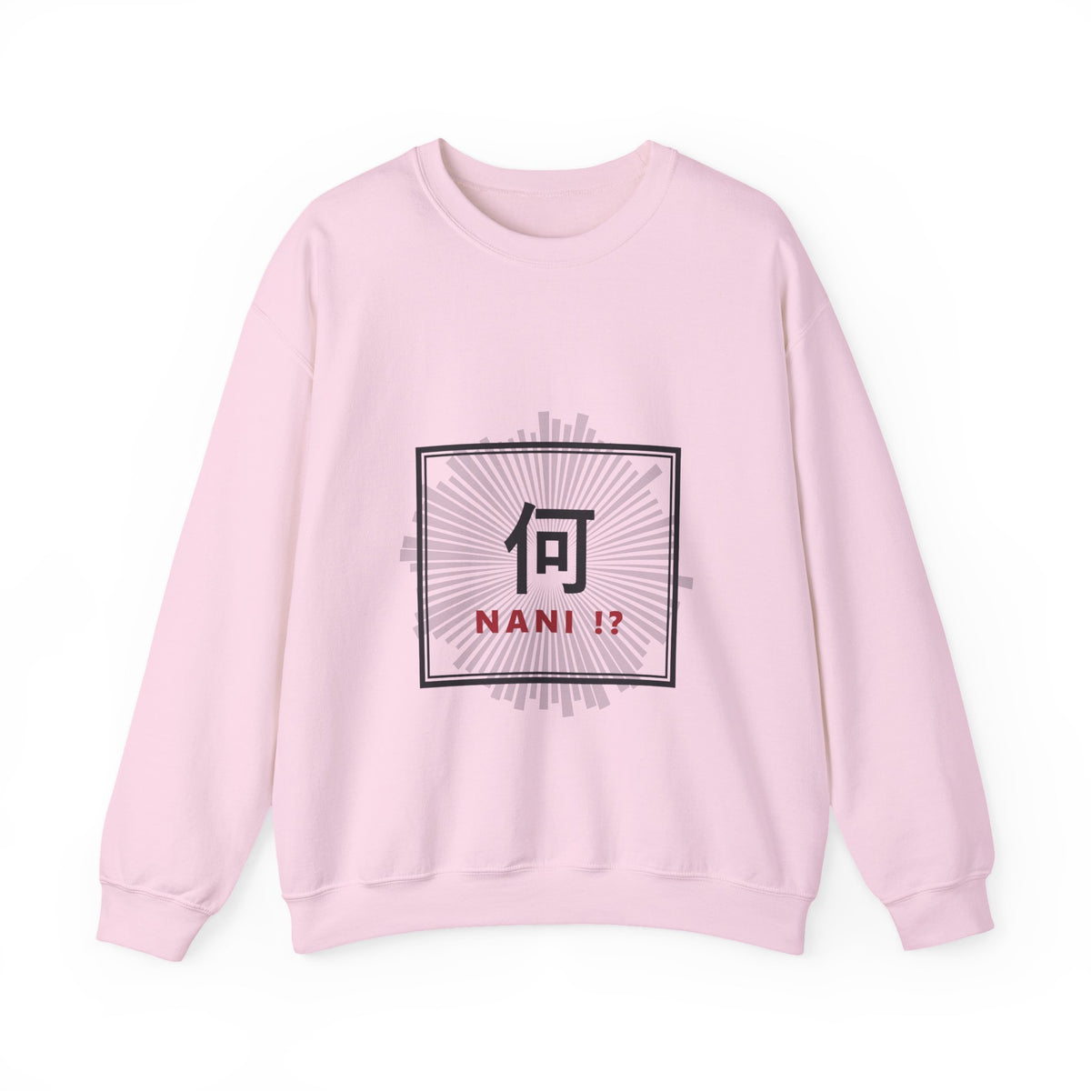 Nani!? Sweatshirt in Light Pink