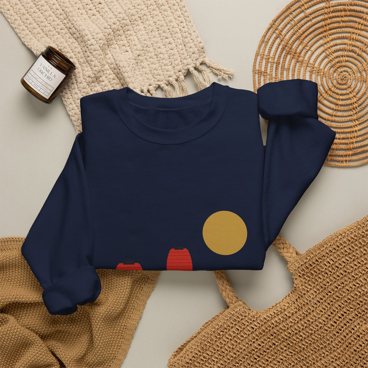 Matsuri Lanterns Sweatshirt - original anime design, view 42