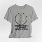 My Compliments To Whoever Invented Sitting Funny Anime T-Shirt - original anime design, view 15
