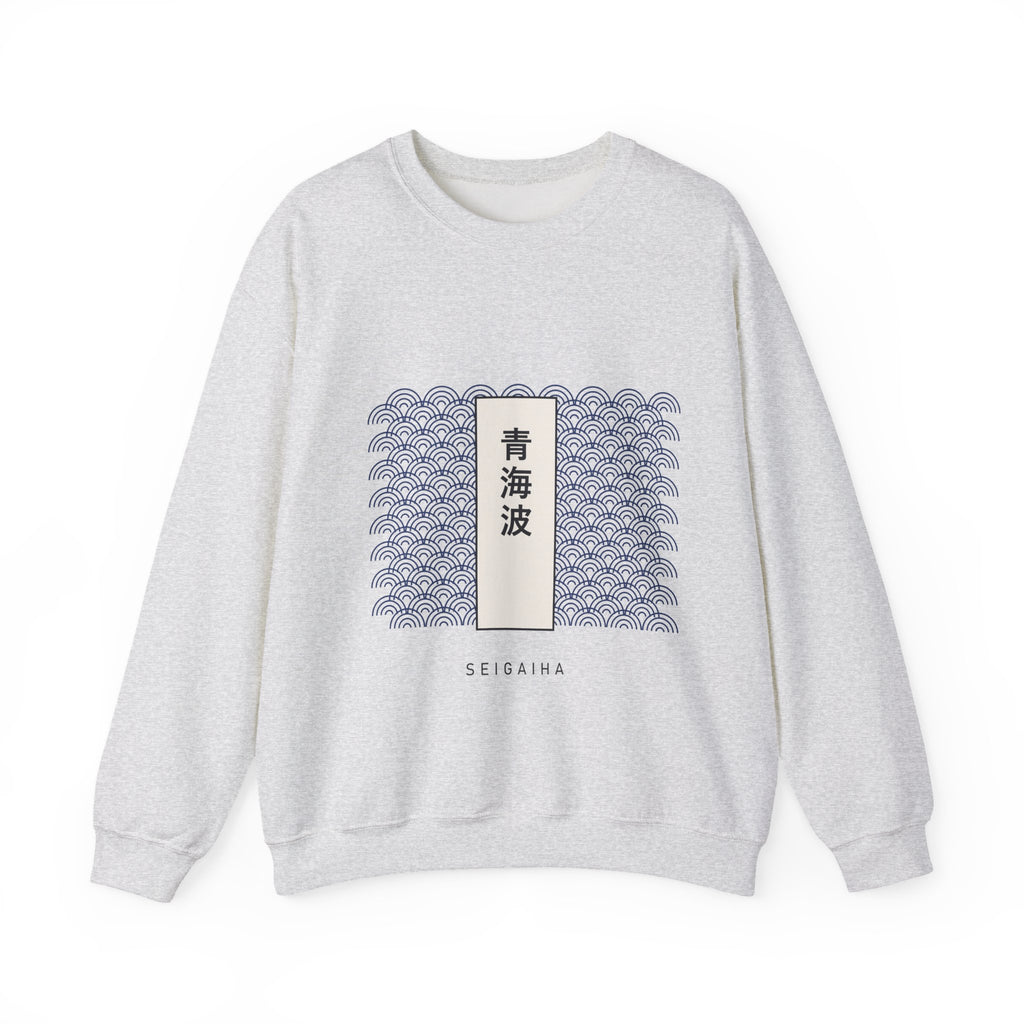 Seigaiha Sweatshirt in Ash