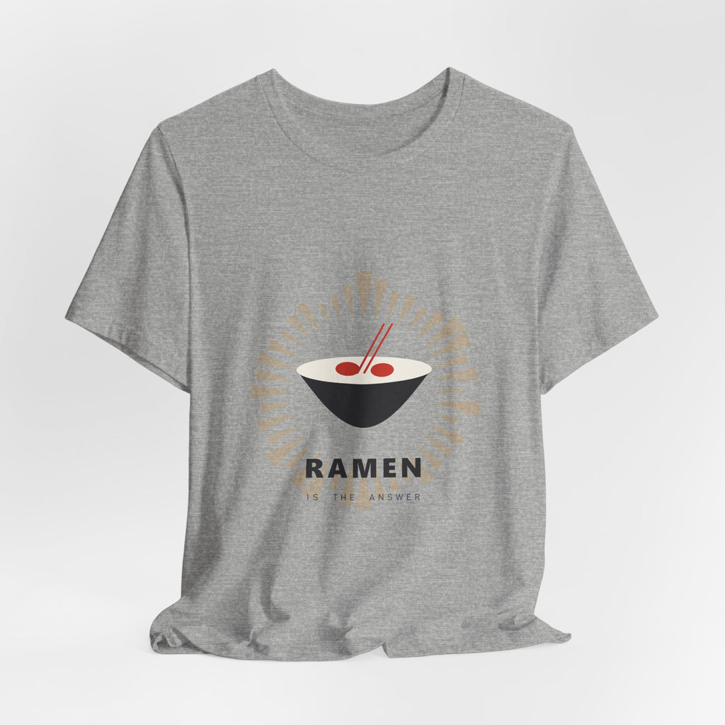 Ramen Is The Answer T-Shirt - original anime design, view 9