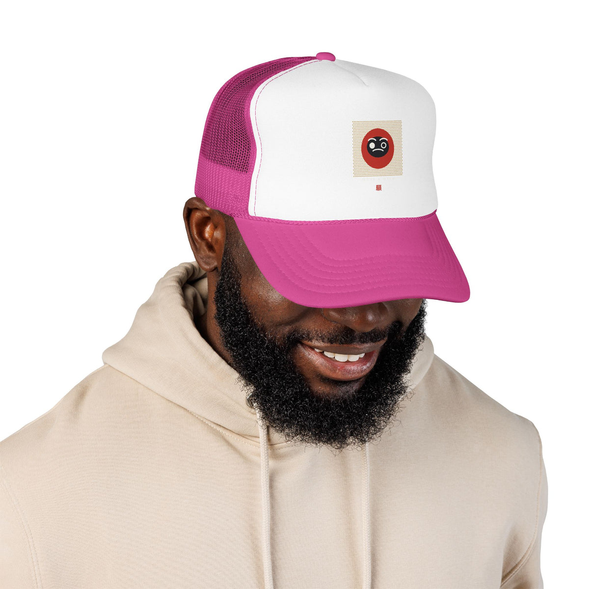 Daruma Wish Trucker Cap - original anime design, view 17