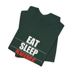 Eat Sleep Anime Repeat T-Shirt - original anime design, view 12