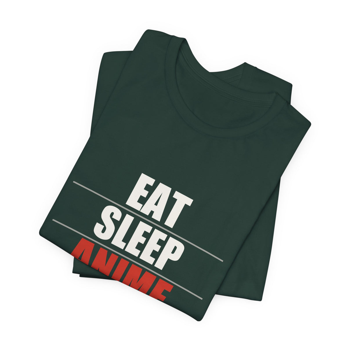 Eat Sleep Anime Repeat T-Shirt - original anime design, view 12