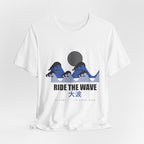 Ride The Wave Anime T-Shirt - original anime design, view 4