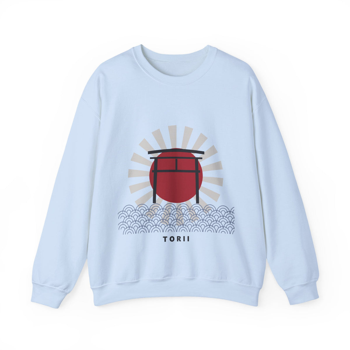 Torii Gate Sweatshirt in Light Blue