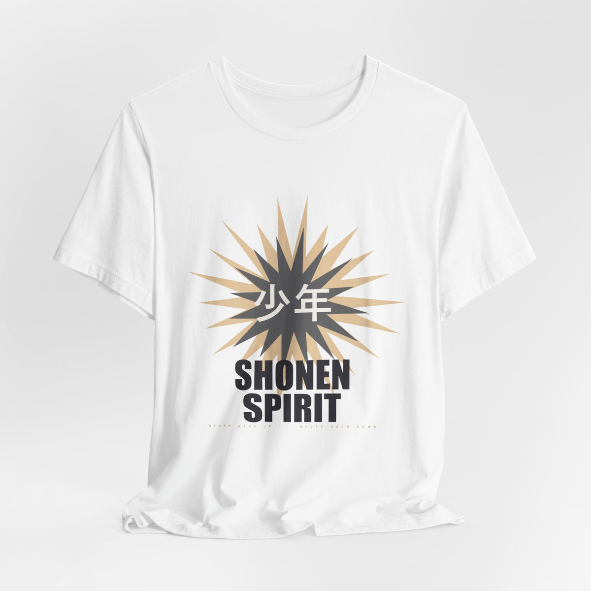 Shonen Spirit Anime T-Shirt - original anime design, view 4