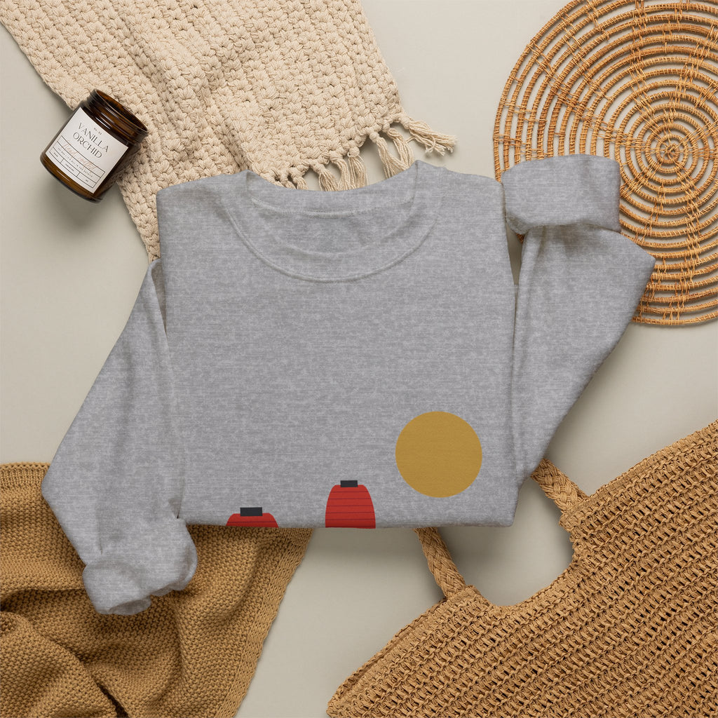 Matsuri Lanterns Sweatshirt - original anime design, view 15