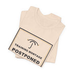 Training Montage Postponed Due To Weather Funny Anime T-Shirt - original anime design, view 8