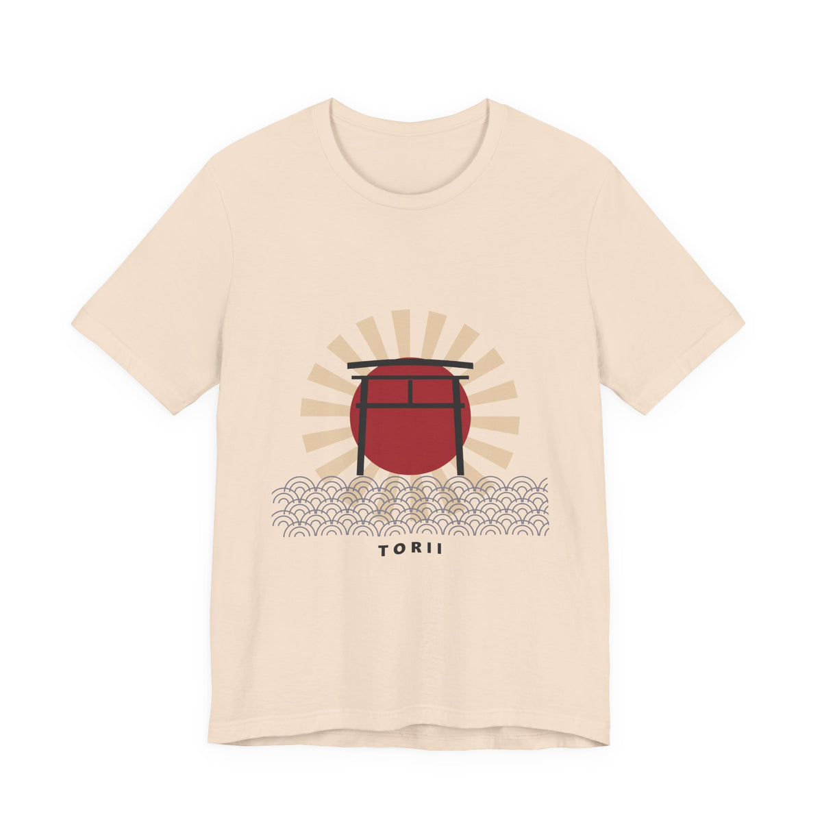 Torii Gate T-Shirt in Soft Cream