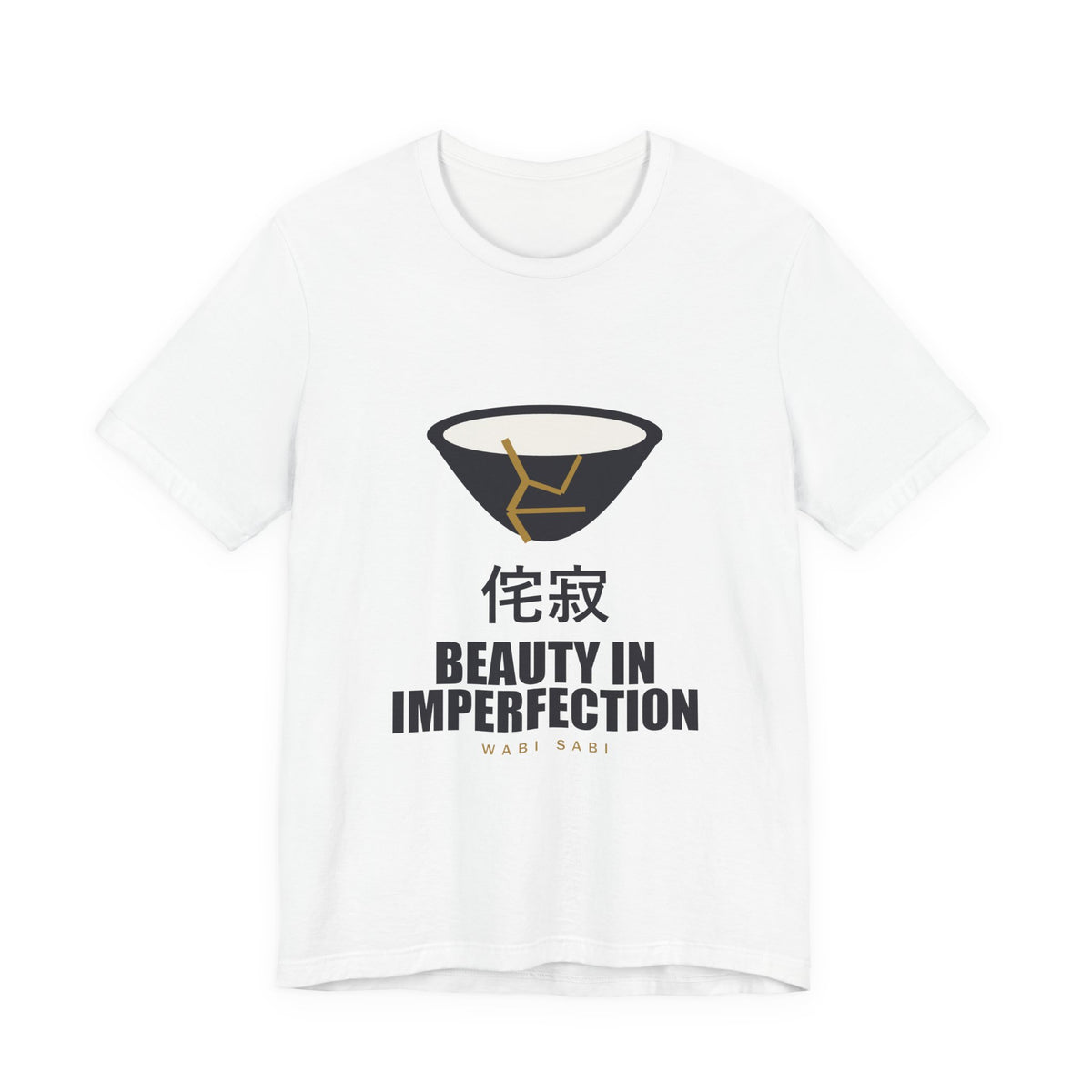 Wabi Sabi Anime T-Shirt in White