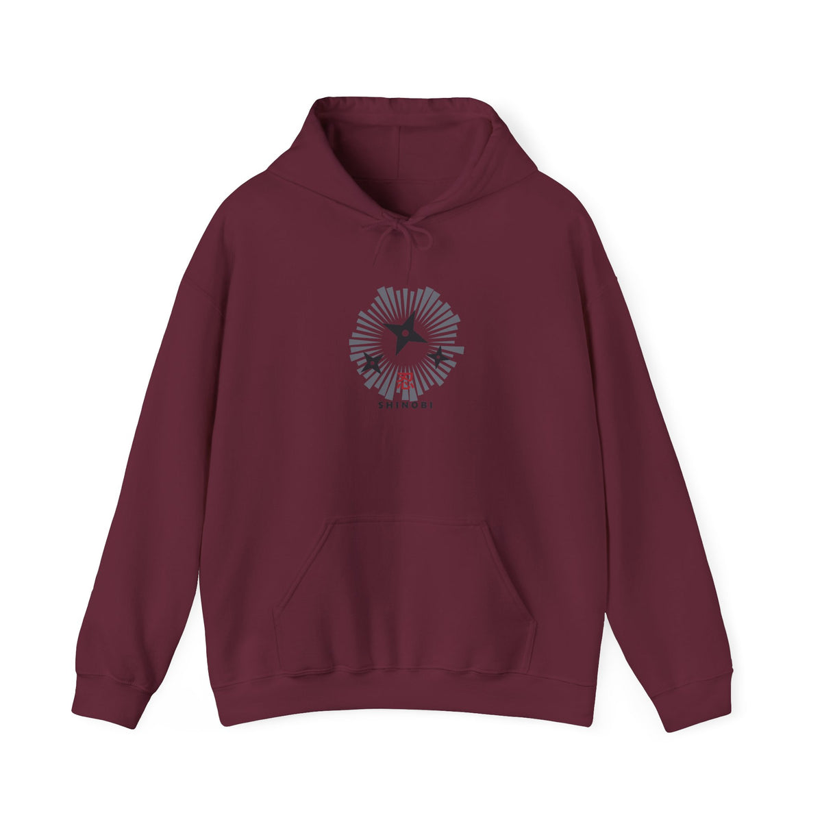 Shinobi Hoodie in Maroon