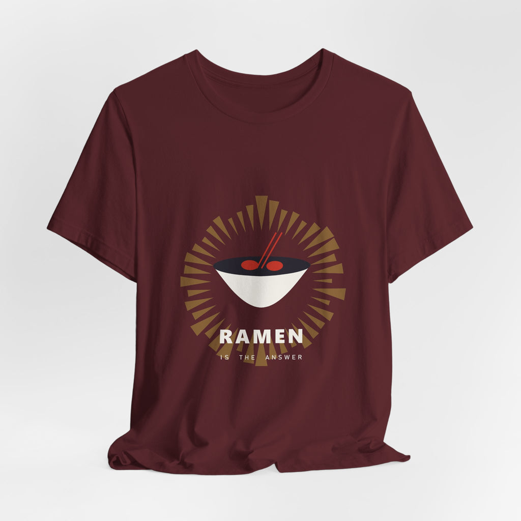 Ramen Is The Answer T-Shirt - original anime design, view 24