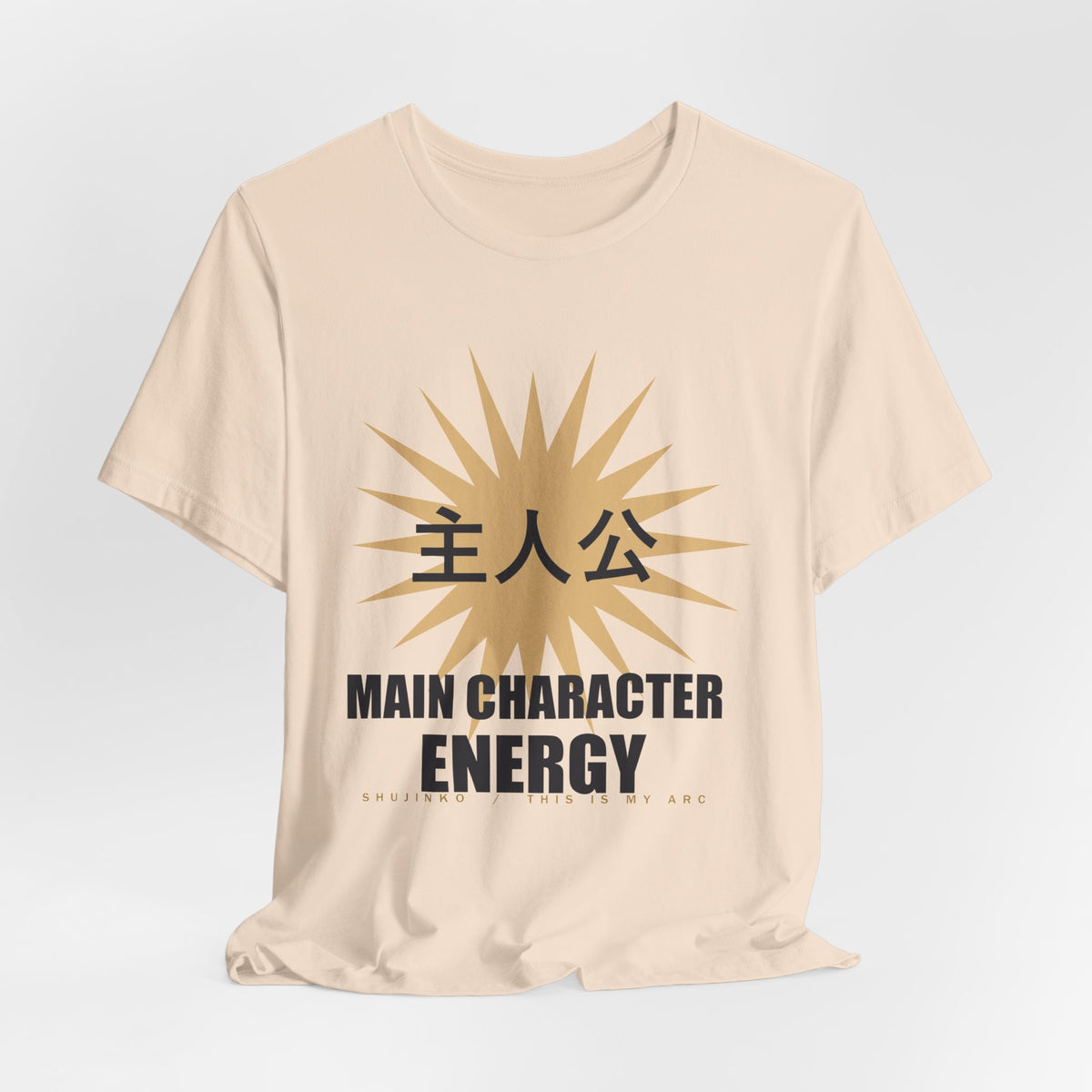 Main Character Energy Anime T-Shirt - original anime design, view 10