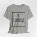 Training Montage Postponed Due To Weather Funny Anime T-Shirt - original anime design, view 15