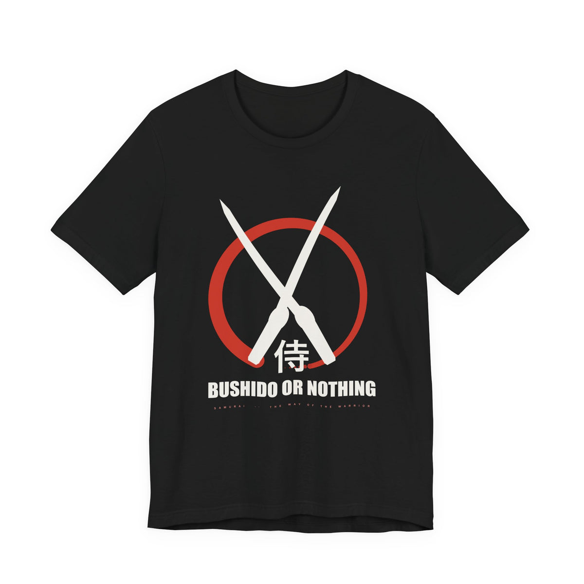 Bushido Anime T-Shirt in Black