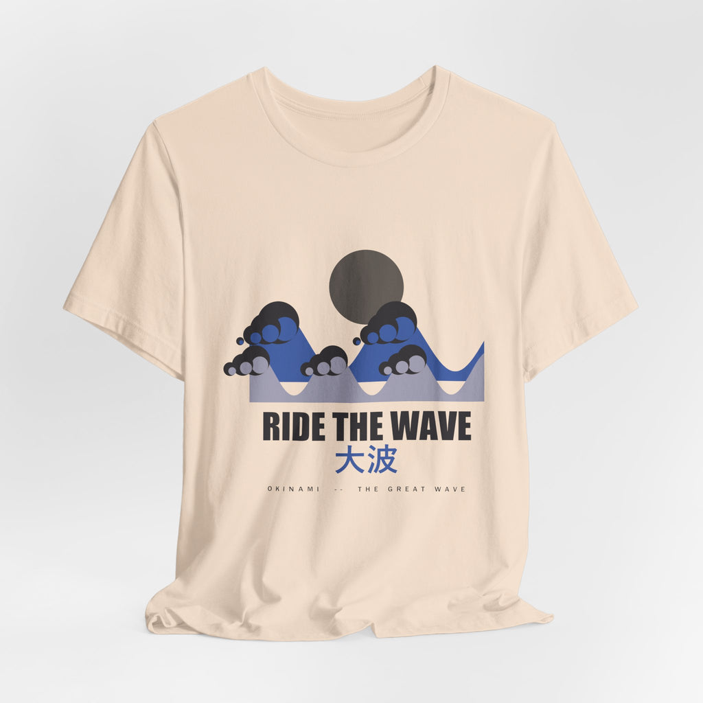 Ride The Wave Anime T-Shirt - original anime design, view 10