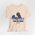 Ride The Wave Anime T-Shirt - original anime design, view 10