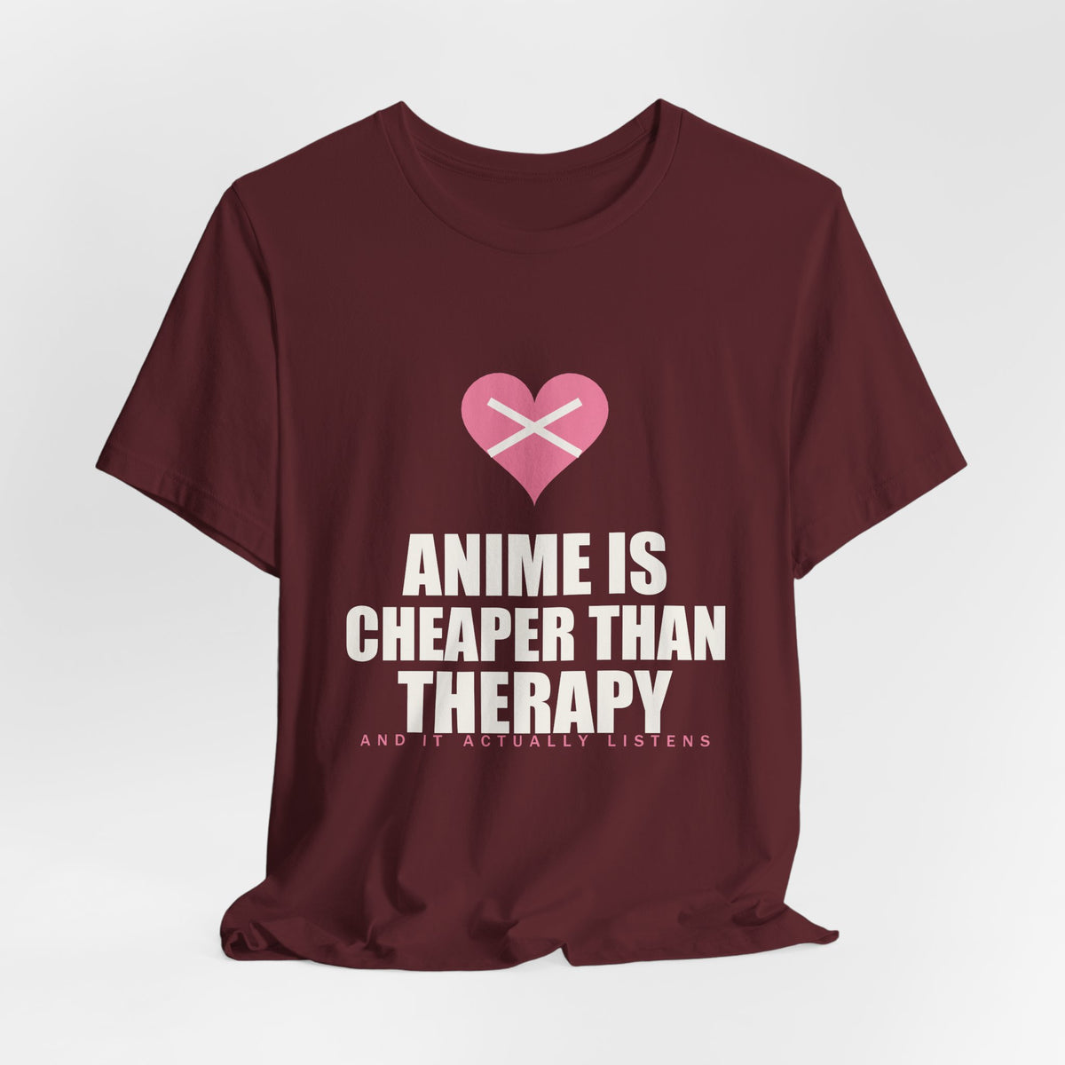 Cheaper Than Therapy Anime T-Shirt - original anime design, view 25