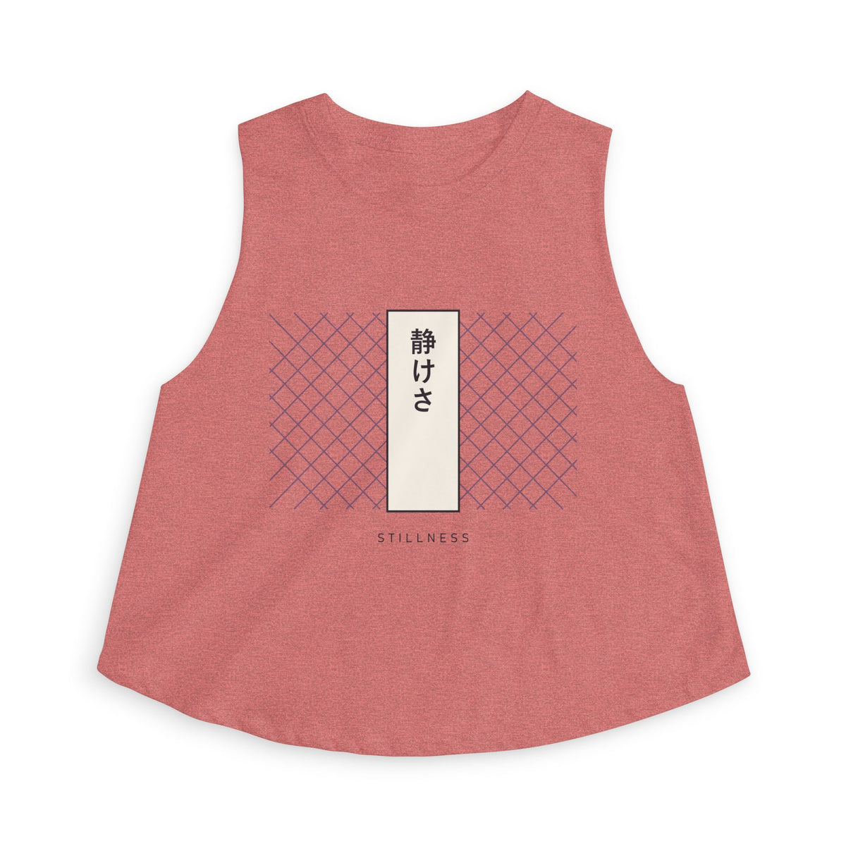 Stillness Crop Top in Heather Mauve