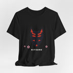 Kitsune Mask T-Shirt - original anime design, view 3