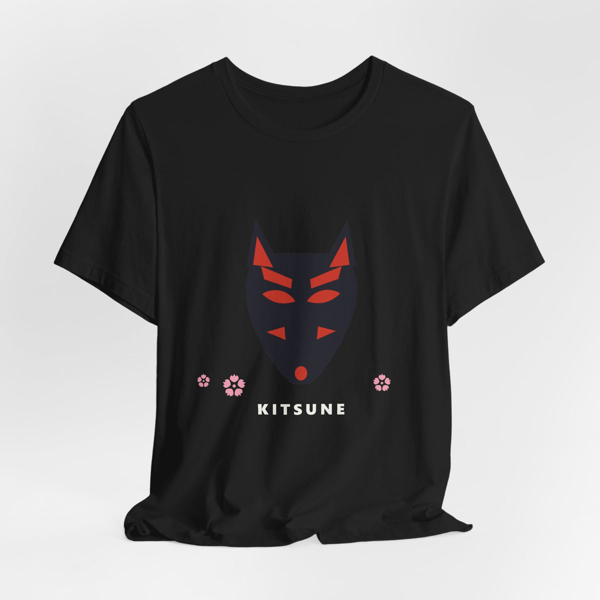 Kitsune Mask T-Shirt - original anime design, view 3