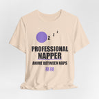 Professional Napper Anime T-Shirt - original anime design, view 10