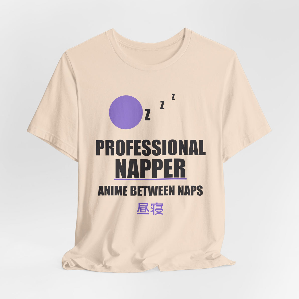 Professional Napper Anime T-Shirt - original anime design, view 10
