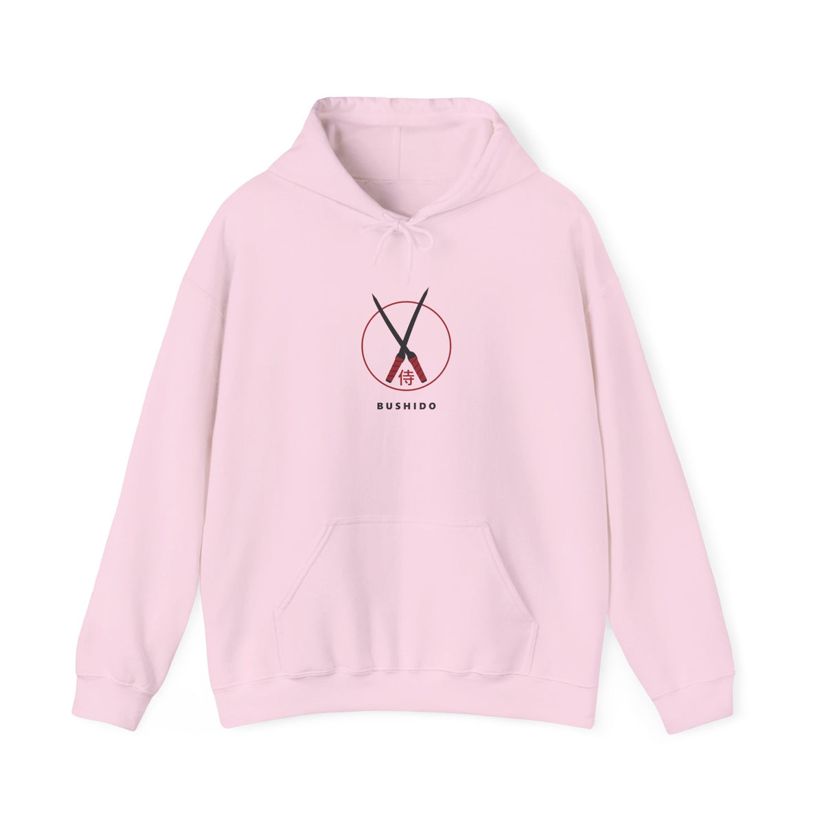 Bushido Hoodie in Light Pink