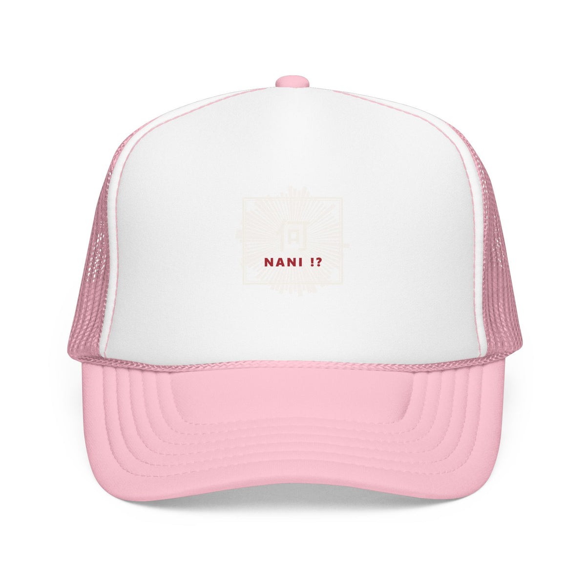 Nani!? Trucker Cap in Light Pink