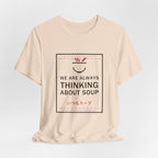 We Are Always Thinking About Soup Funny Anime T-Shirt - original anime design, view 9